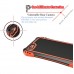iPhone 6 6s Plus 5.5 - R-Just Red Black Waterproof Shockproof Aluminum Gorilla Glass Metal Military Heavy Duty Bumper Cover Case